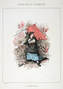 Barrikadi, Pariisin kommuuni, 1871 tekijältä Unbekannt