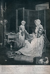 Työntekijääiti, 1740, 1916 tekijältä Unbekannt