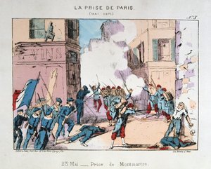 Pariisin valloitus, toukokuu 1871 tekijältä Unbekannt
