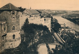 Citadel Tower ja Panorama of the Meuse, c1900 tekijältä Unbekannt