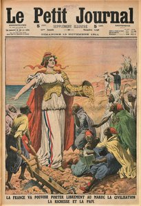 Sivistystehtävä. Le Petit Journal, 19. marraskuuta 1911, 1911. tekijältä Unbekannt