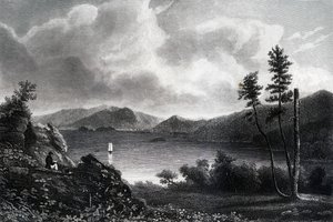 Lake George, New York, 1855 tekijältä Unbekannt