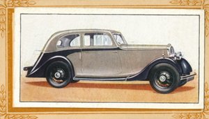 Lanchester 10 virtaviivainen sedan, c1936 tekijältä Unbekannt