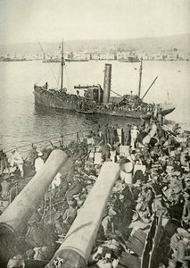 Brittijoukkojen maihinnousu Salonikassa, 1919. tekijältä Unbekannt