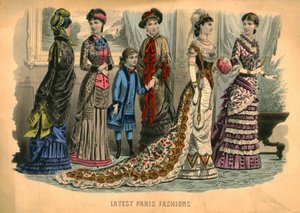 Uusimmat Pariisin muotit, 1881. tekijältä Unbekannt
