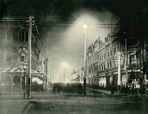Launceston By Night Brisbane Street, 1901. tekijältä Unbekannt
