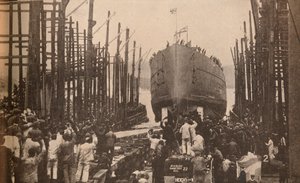 H.M.S. Leijona elokuussa 1910, vuonna 1910, 1935 tekijältä Unbekannt