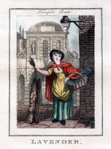 Laventeli, Temple Bar, Lontoo, 1805 tekijältä Unbekannt
