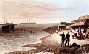 Lennätinkaapelin laskeminen Intian valtameren yli Bombayn ja Adenin välillä, 1870 tekijältä Unbekannt