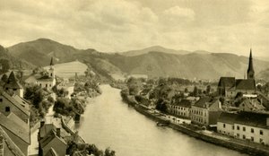 Leoben, Steiermark, Itävalta, vuodelta 1935. tekijältä Unbekannt