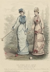 The Fashions of the Season, kuvitettu perhelehti, 1880. tekijältä Unbekannt