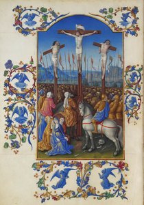 Les Très Riches Heures du Duc de Berry, Folio 152v - Ristiinnaulitseminen tekijältä Unbekannt
