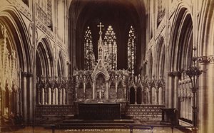 Lichfieldin katedraali, Reredos ja alttari, 1929. tekijältä Unbekannt