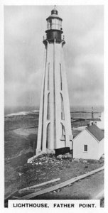 Majakka, Father Point, Quebec, Kanada, 1920-luku tekijältä Unbekannt