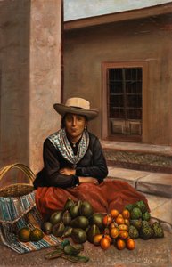 Lima Woman, n. 1890-1892. tekijältä Unbekannt