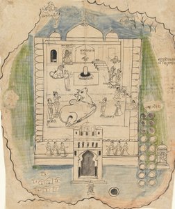 Linga Temple Compound, 1800-luvun loppu. tekijältä Unbekannt