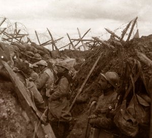 Kuunteluposti, etulinja, c1914-c1918 tekijältä Unbekannt
