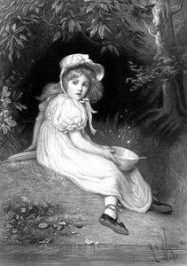 Little Miss Muffet, 1800-luku tekijältä Unbekannt