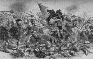 Lochiels Charge Killycrankiessa, 27. heinäkuuta 1689, c1880 tekijältä Unbekannt