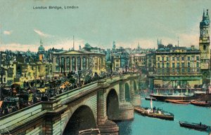 London Bridge, Lontoo, 1910, 1900-1930 tekijältä Unbekannt