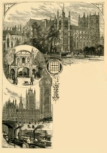 Lontoo. Westminster ja läntiset esikaupunkialueet, 1881. tekijältä Unbekannt