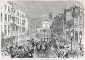 Lontoon tervetuloa prinsessa Alexandralle, 1863 tekijältä Unbekannt