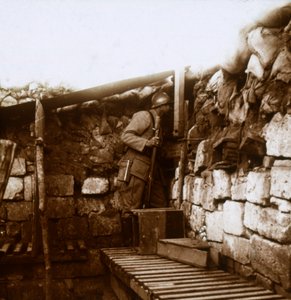 Look-out, Champagne, Ranska, c1914-c1918 tekijältä Unbekannt