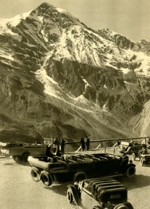Näköalapaikka Hochmaisissa Grossglocknerin alppitiellä, Itävallassa, vuodelta 1935. tekijältä Unbekannt