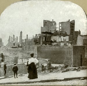 Katse länteen juutalaissynagogasta, 1906. tekijältä Unbekannt