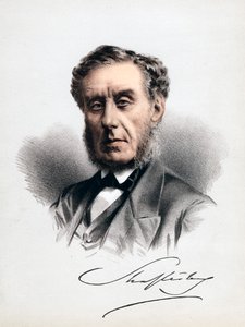 Lord Shaftesbury, englantilainen valtiomies, moraalifilosofi, filantrooppi ja tehtaan uudistaja, 1880 tekijältä Unbekannt