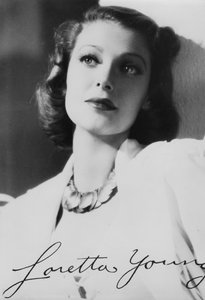 Loretta Young 1913-2000, yhdysvaltalainen näyttelijä, 1930-luku tekijältä Unbekannt