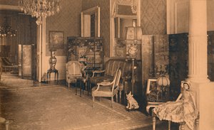Ludvig XVI:n huone Kuuban suurlähetystössä Brysselissä, Belgiassa, 1927. tekijältä Unbekannt