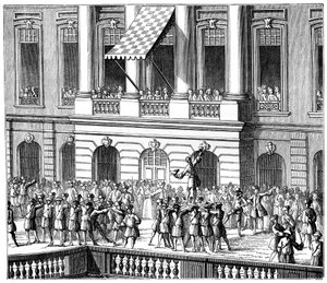 Ludvig XV Strasbourgissa, 1744, 1885 tekijältä Unbekannt