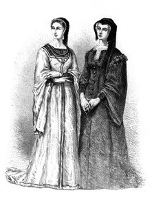 Louise Savoylainen ja Marguerite of Valois, 1800-luku tekijältä Unbekannt