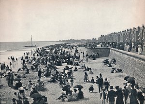 Lowestoft - Hiekoilla, 1895 tekijältä Unbekannt