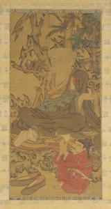 Luohan and Attendant, 1368-1644. tekijältä Unbekannt