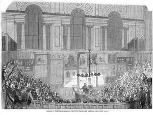 Lyon Playfair, skotlantilainen kemisti ja poliitikko, luennoi, 1852 tekijältä Unbekannt