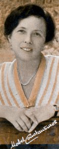 Mabel Constanduros 1880-1957, syntymänimi Mabel Tilling, englantilainen näyttelijä ja käsikirjoittaja, 1935 tekijältä Unbekannt