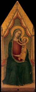 Madonna ja lapsi Enthroned, n. 1335-39. tekijältä Unbekannt