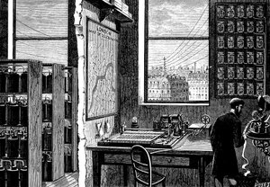Exchange Telegraph Companyn pääasema, Lontoo, 1882 tekijältä Unbekannt