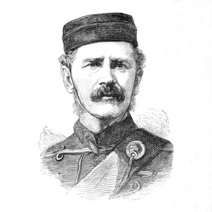 Kenraalimajuri E. Newdigate, C.B., n. 1880 tekijältä Unbekannt