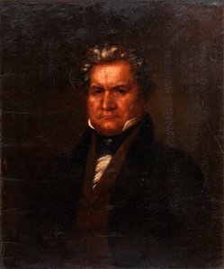 Major Ridge, Cherokee-intiaanien muotokuva. tekijältä Unbekannt