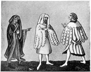 Miesten mekko, 1300-luku, 1910 tekijältä Unbekannt