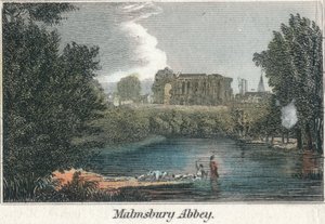 Malmsbury Abbey, 1800-luku tekijältä Unbekannt