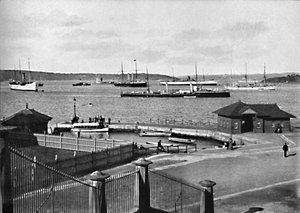 Man o War Stairs and Farm Cove, c1900. tekijältä Unbekannt
