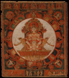 Chandran mandala, kuun jumala, 1300-luvun loppu - 1400-luvun alku. tekijältä Unbekannt