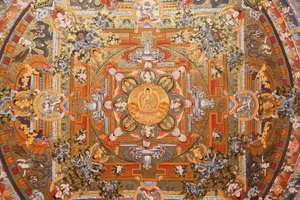Mandalon Thangka, Bhaktapur, Nepal tekijältä Unbekannt