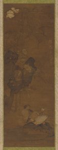 Mandariiniankat, kivet ja kukkiva kasvi, 1368-1644. tekijältä Unbekannt