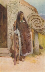 Maori alkuperäisasuissa, 1924 tekijältä Unbekannt