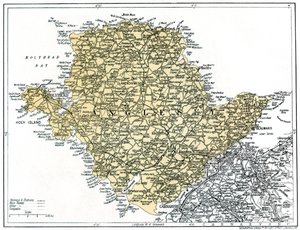 Angleseyn kartta, 1924-1926 tekijältä Unbekannt